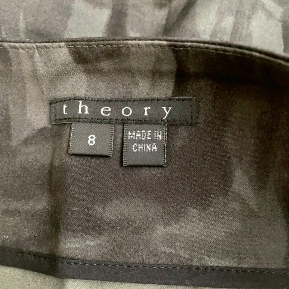 Theory Lorena Brushstroke Mini Skirt - Picture 3 of 6